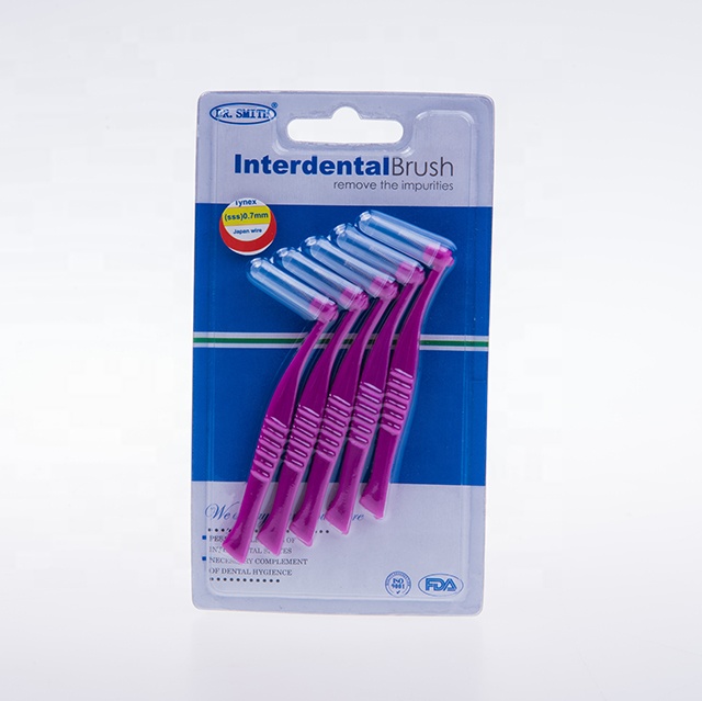 HIGH QUALITY DISPOSABLE INTERDENTAL BRUSH 5PCS