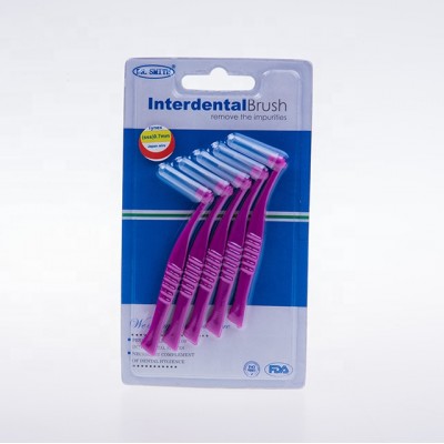 HIGH QUALITY DISPOSABLE INTERDENTAL BRUSH 5PCS